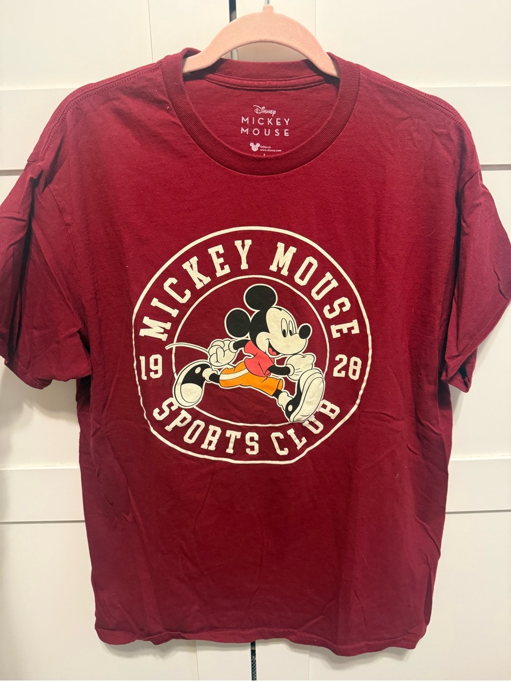 Disney Mickey Mouse Graphic Tee - Maroon